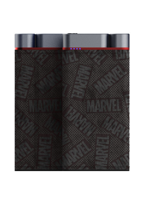 10000mAh পাওয়ার ব্যাংক মেটাল শেল চামড়া ফিনিস 2pcs ইউএসবি-এ 1pc টাইপ-সি পোর্ট